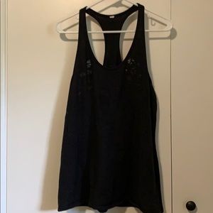 Alo distressed tank top